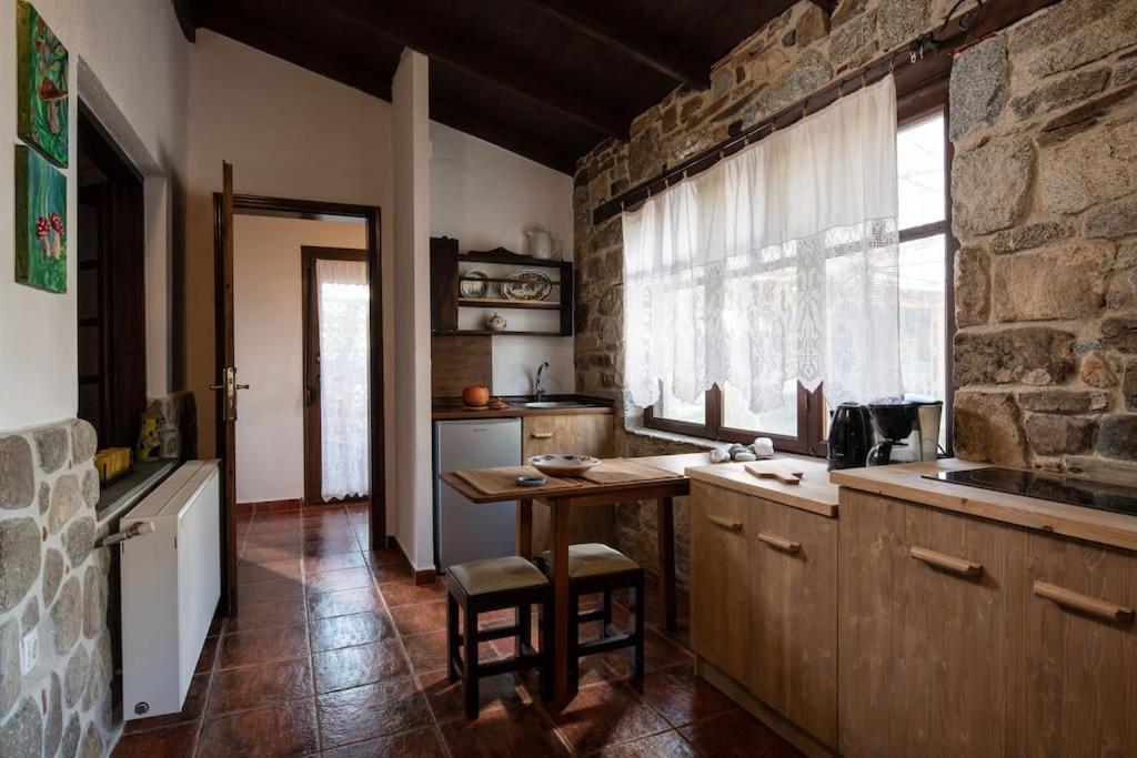 Traditionelles Appartement Athos Shadow Am Meer Paralia Sikias Eksteriør billede