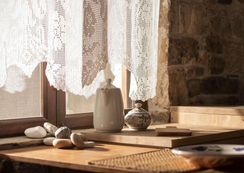 Traditionelles Appartement Athos Shadow Am Meer Paralia Sikias Eksteriør billede